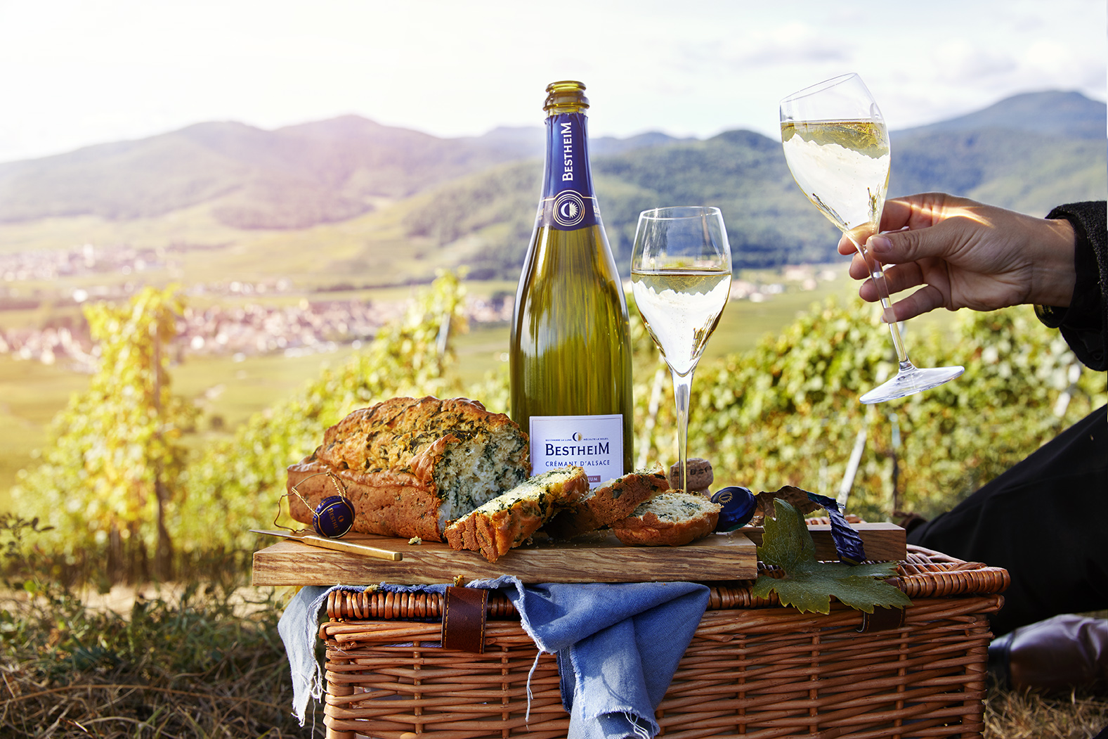 Picnic dans les vignes_Crémant Extra Brut