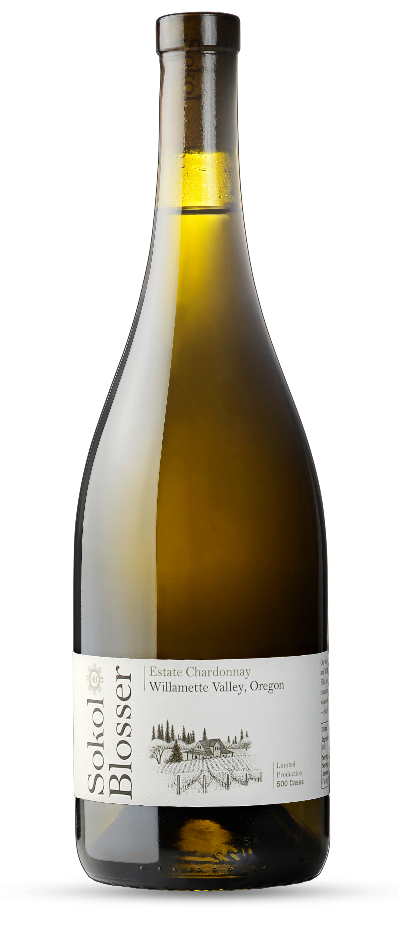 Sokol Blosser Willamette Valley Estate Chardonnay Bottle Shot